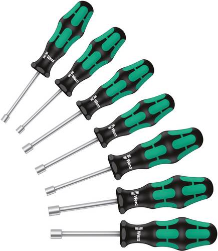 Sechskantsteckschlüsselsatz 395 HO 7-tlg.2K-Griff WERA