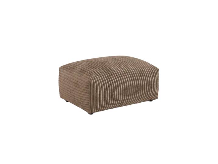 Design Sitzpouf „Martina“ Cord Acorn 95 x 65 cm Micadoni