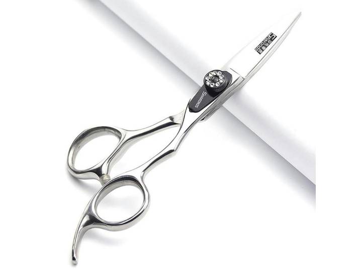 Haarschere 5/5.5/6 Zoll Set Edelstahl ergonomisch, Silberfarben, Metall, 12.7x1.5x12.7 cm, Freizeit & Co, Wellness & Gesundheit, Körperpflege