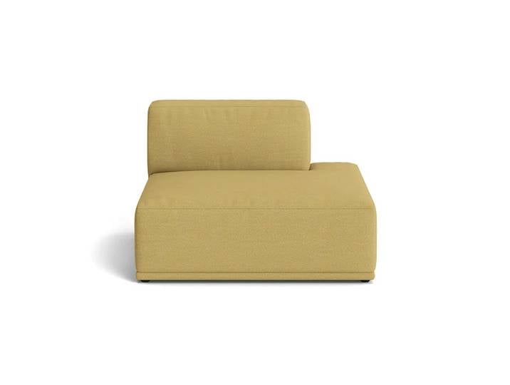 Muuto Connect soft modul Hallingdal 65 nº 407 jaune Sans accoudoirs (D)