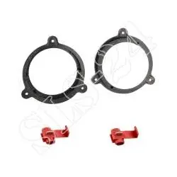 Lautsprecher-Set Lautsprecherringe Türe Front 165mm Dacia Dokker ab 2012+Abzw...