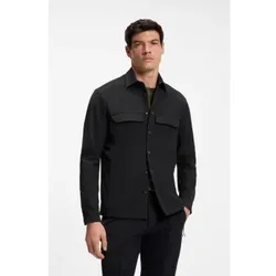 BOSS für Herren. 50560403 Hemd Spirit70 schwarz (L), Lässig, Klassisch, Polyester, Langarm
