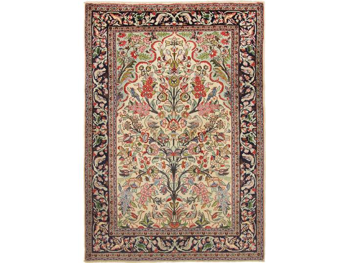 Ghom Teppich 141x201 Handgeknüpft Orientteppich Perserteppich Wolle