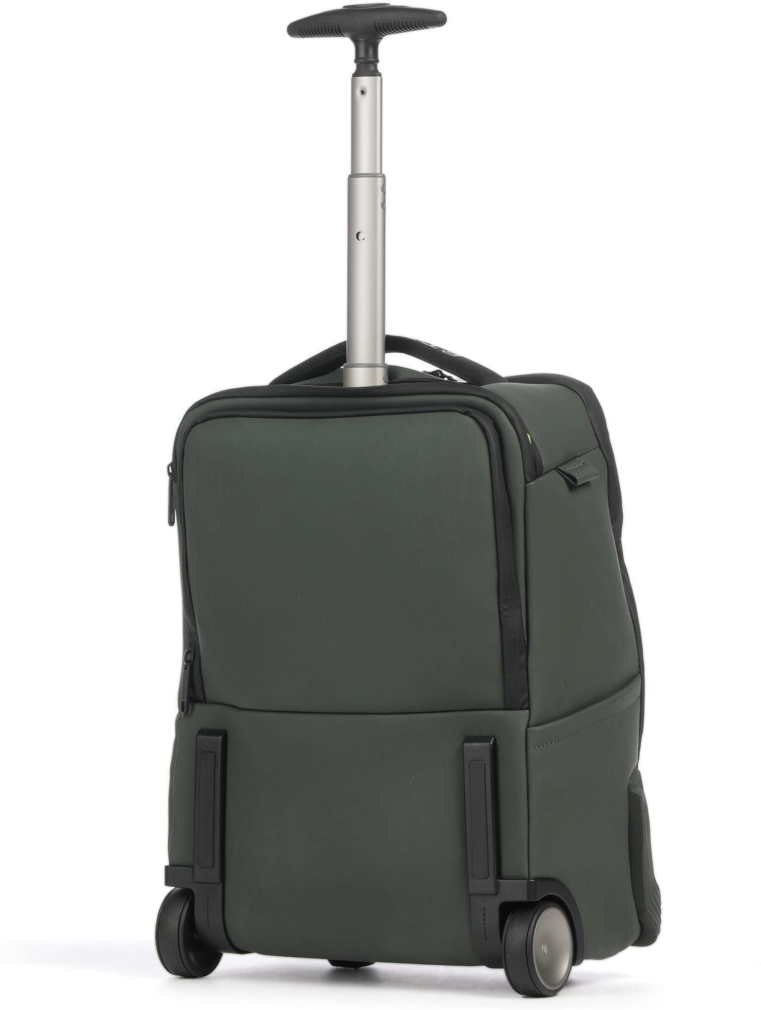 Piquadro C2OW Rucksack-Trolley, oliv