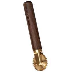 Marcato Pastaschneider Dentata, Zubehör Küchengeräte, Gold, Braun