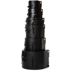 Hardcase HROCKFUS-6 22/10/12/14/16/14 Drum Case Set - Drumcase