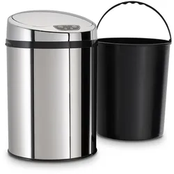 Badabfalleimer 9L mit Sensor-INOX