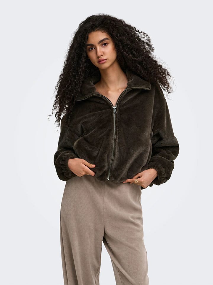 ONLY Übergangsjacke in Braun - M