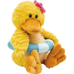NICI Kuscheltier Ente Pooline mit Schwimmreifen 35cm - gelb