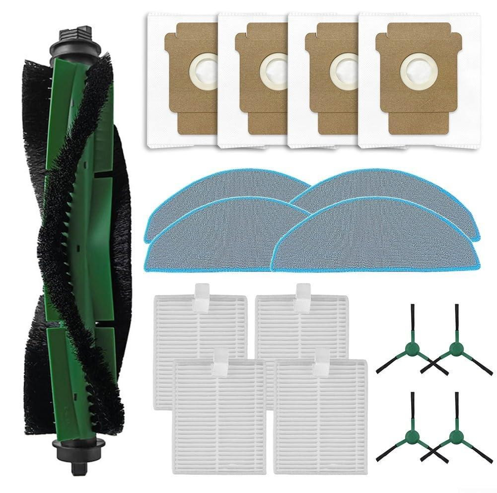 Dripio 17-delige accessoire set voor robotstofzuiger inclusief hoofdborstel, filters en doekjes
