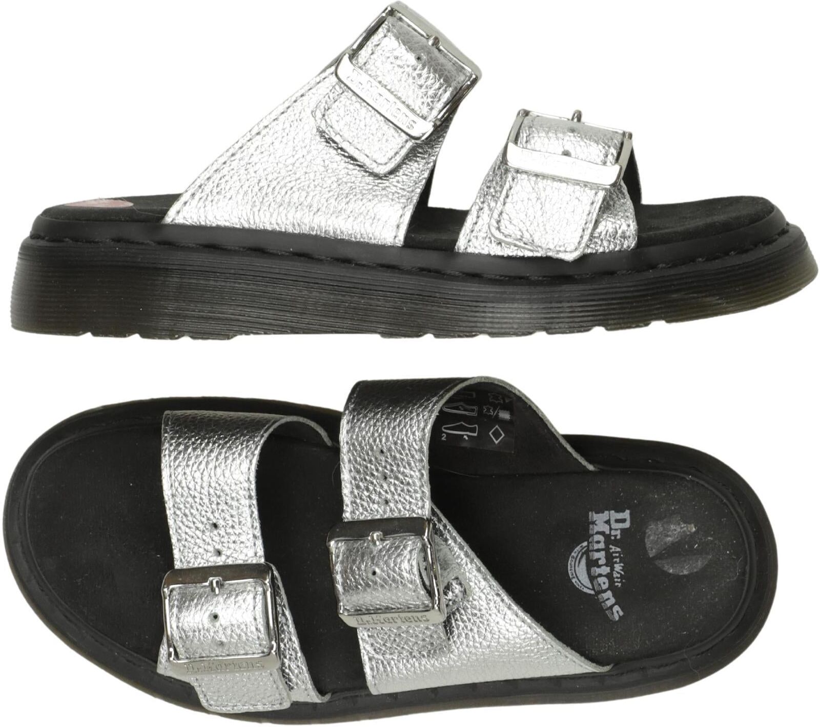Dr. Martens Damen Sandalen, Silber, Gr. EU 36, Leder - Second Hand