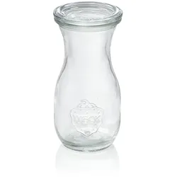48x Weck Glas Flasche mit Deckel Bottle 250 ml