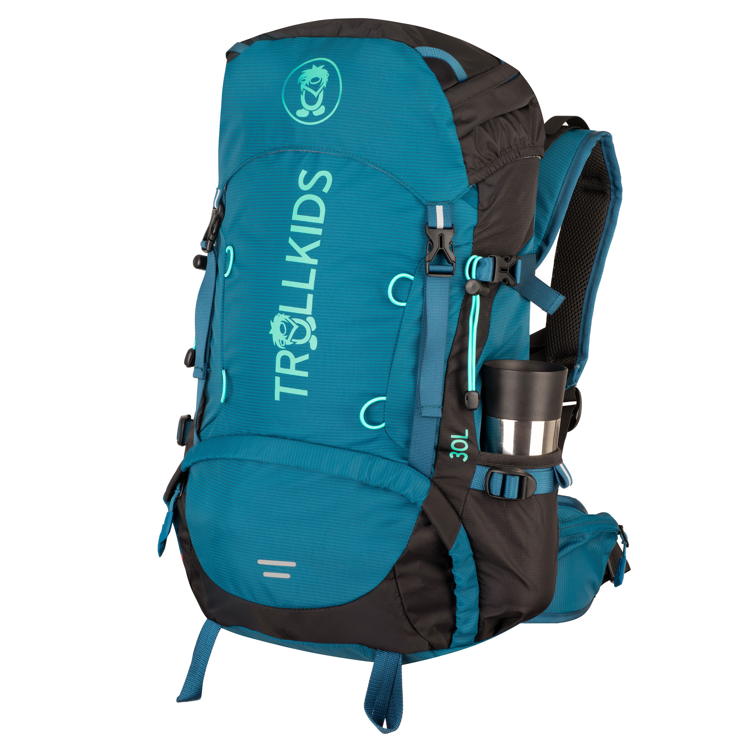 Trollkids Trolltunga 30L Kinder Wanderrucksack blau Größe 30L Camping