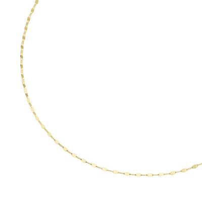 Goldkette LUIGI MERANO "fantasieförmig mit diamantierten Gliedern, Gold 375" Gr. 45, gold, Halsketten, Damen, 45cm, Gelbgold 375, Goldkette