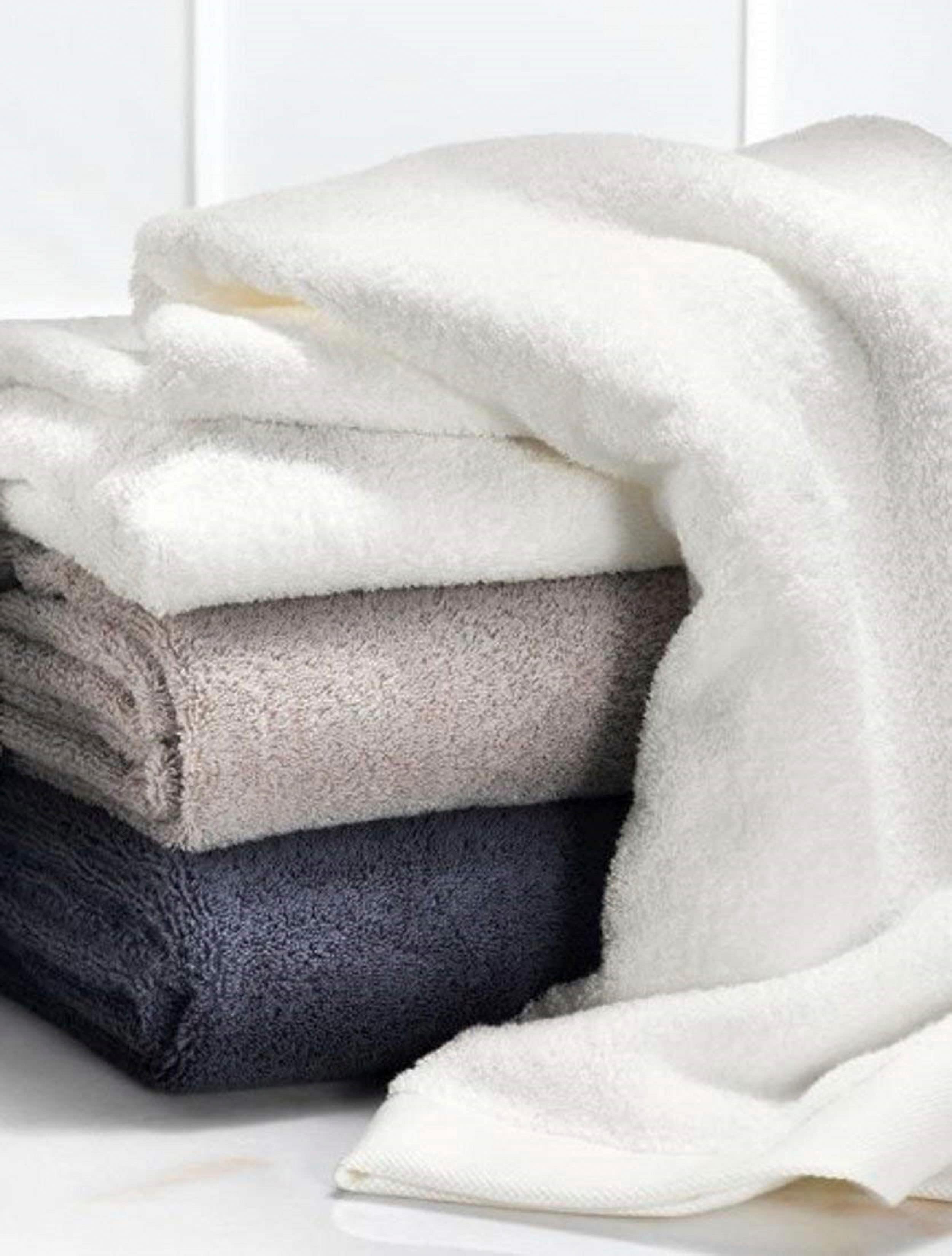 Badetuch CASATEX "Air drop", blau (midnight), B:70cm L:140cm, Frottee, Obermaterial: 100% Baumwolle, Handtücher, Badetuch, Air drop Technologie midnight B/L: 70cmx140cm, 1 Stk., Frottee