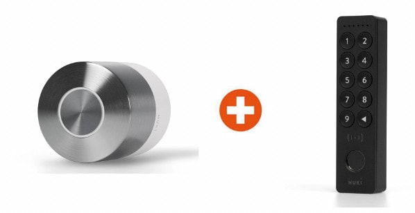 Bundle: Nuki Smart Lock Pro (221147) + Nuki Keypad 2 NFC (221197)