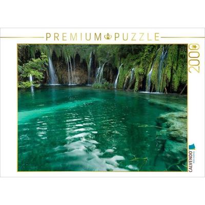 CALVENDO Puzzle Plitvicka Jezera - Kroatien | 2000 Teile Lege-Größe 90x67cm Foto-Puzzle für glückliche Stunden