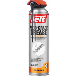 Jelt Mehrzweckfett 805061, weißes Schmierfett, für Lebensmittelbereich NSF H1, Spray 400 ml