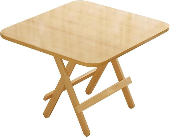 Klappbarer Esszimmertisch, Massivholz Klappbarer Multifunktionstisch, for Terrasse, Hinterhof, Esszimmer, Platzsparender Esstisch for kleine Räume(80cm/31.5in)