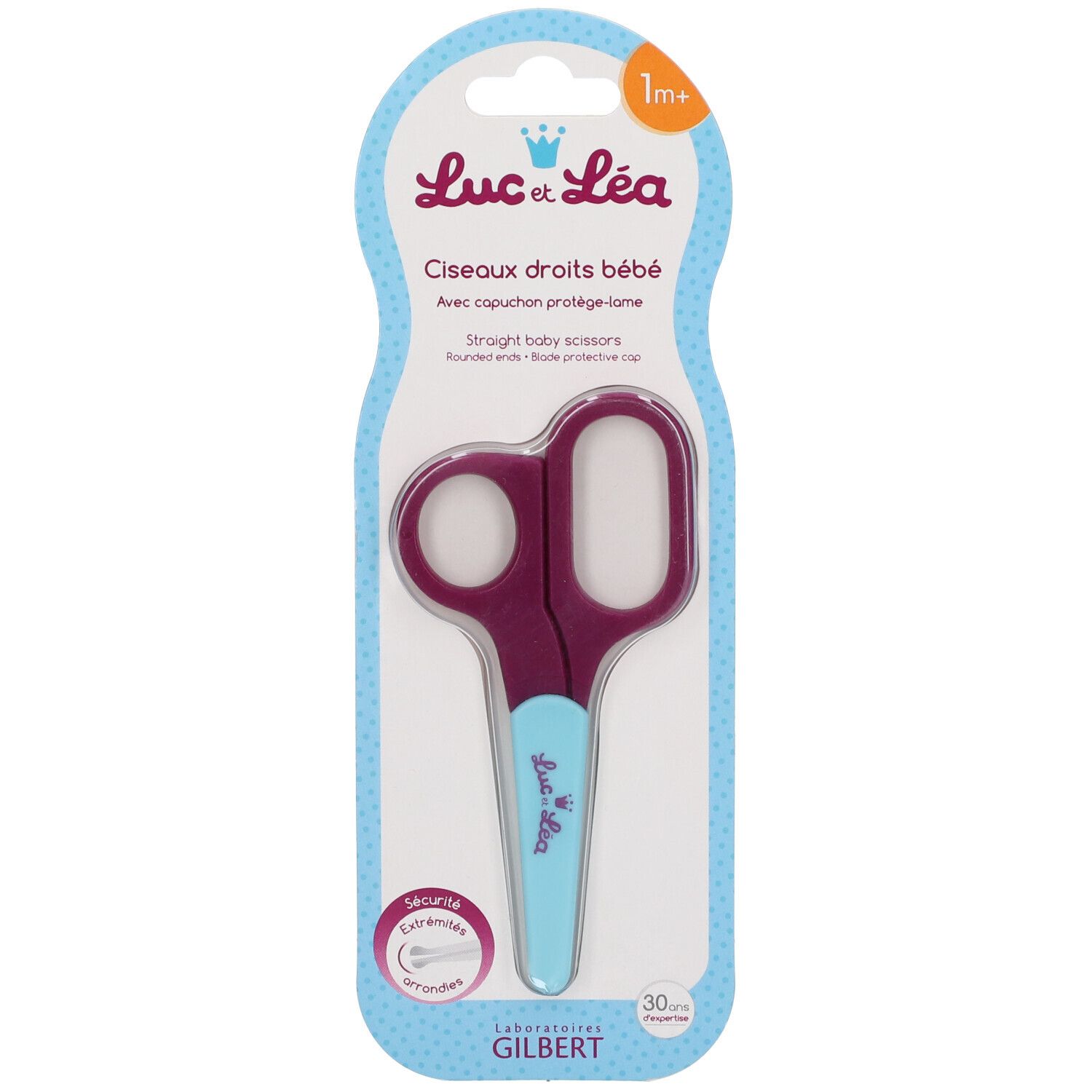 LUC ET LÉA Ciseaux - à ongle droits pour bébé unité 1 St Schere
