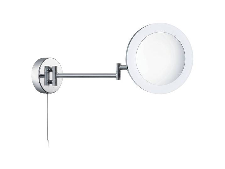 Miroir grossissant Magnifying 20 x 20 x 40cm Argenté Acier chromé Verre miroir Polycarbonate 20 x 20 x 40cm
