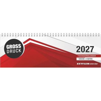 Tischquerkalender GROSSDRUCK 2027
