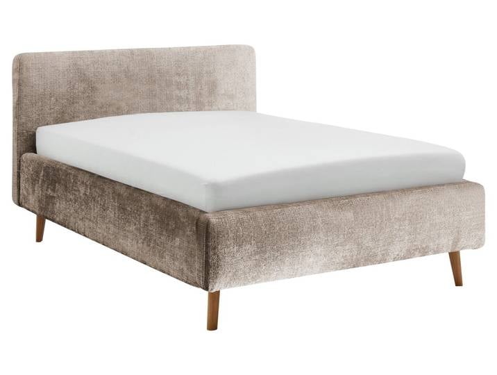 XORA Polsterbettgestell MATTIS, beige, Stoff