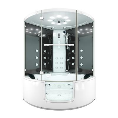 AcquaVapore Dampfdusche Whirlpool Dusche Duschkabine K60-SW-EH 140x140cm OHNE Zusatzoptionen