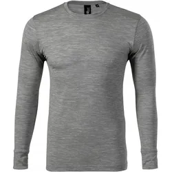 Malfini, Herren, Funktionsshirt, Premium Merino Rise TShirt Langärmlig (XXL), Grau