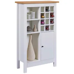 Weinschrank Sicilia Weiß/Eiche Artisan