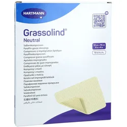 Grassolind Salbenkompressen 10x10 cm ste 10 St