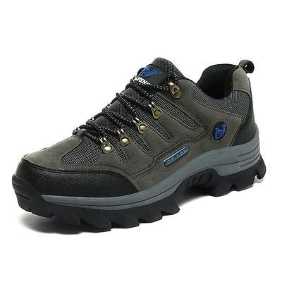 Herren Wanderschuhe mit rutschfester Sohle, strapazierfähige Outdoor Trekking Sneaker für Klettern, Camping und Reisen
