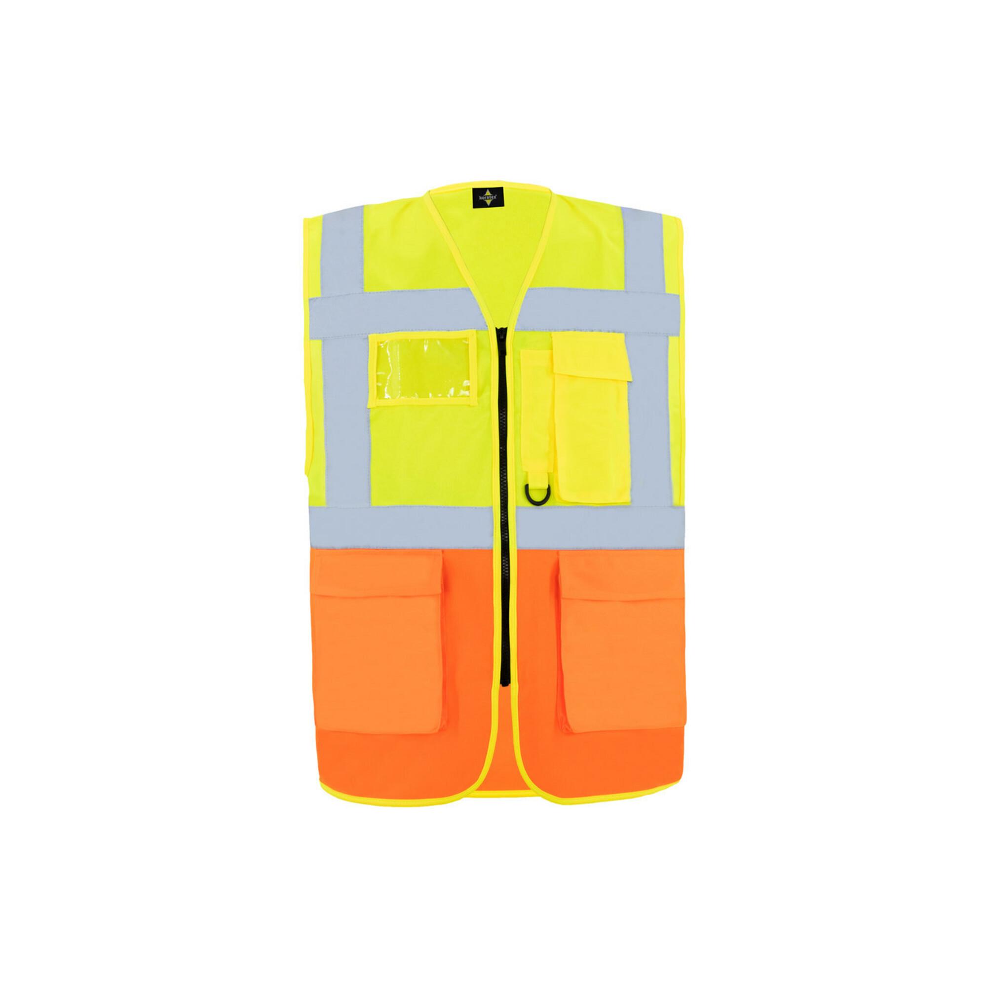 Korntex Wanrweste Hamburg gelb/orange Gr. 3XL (KXCMFGO/Gr.3XL)