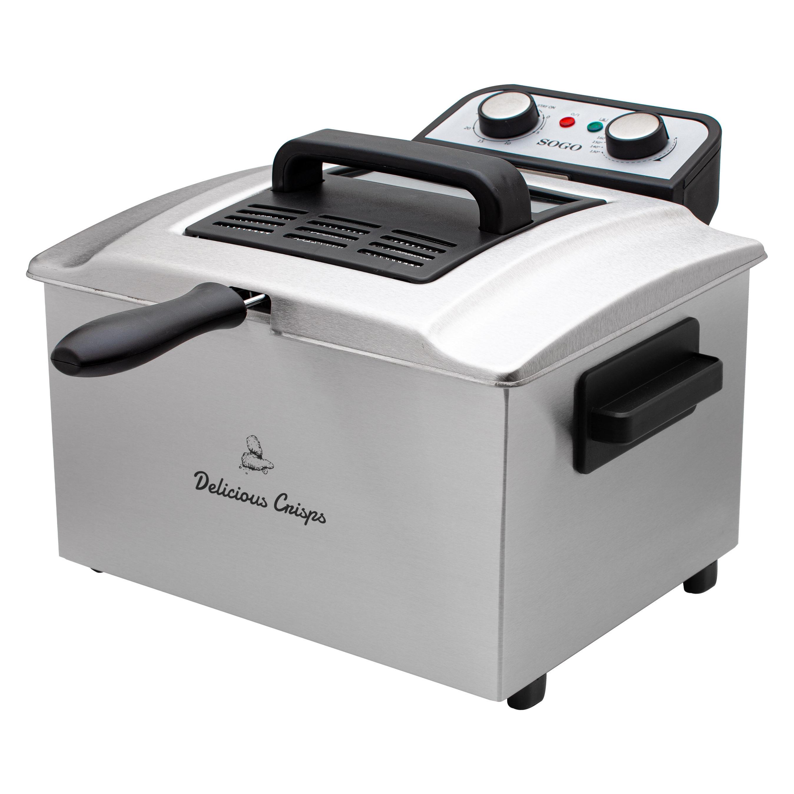 Sogo DEEP FRYER, PROFESSIONAL, 2+1 BASKETS, 5L, 3000W (5 l) (FRE-SS-798)