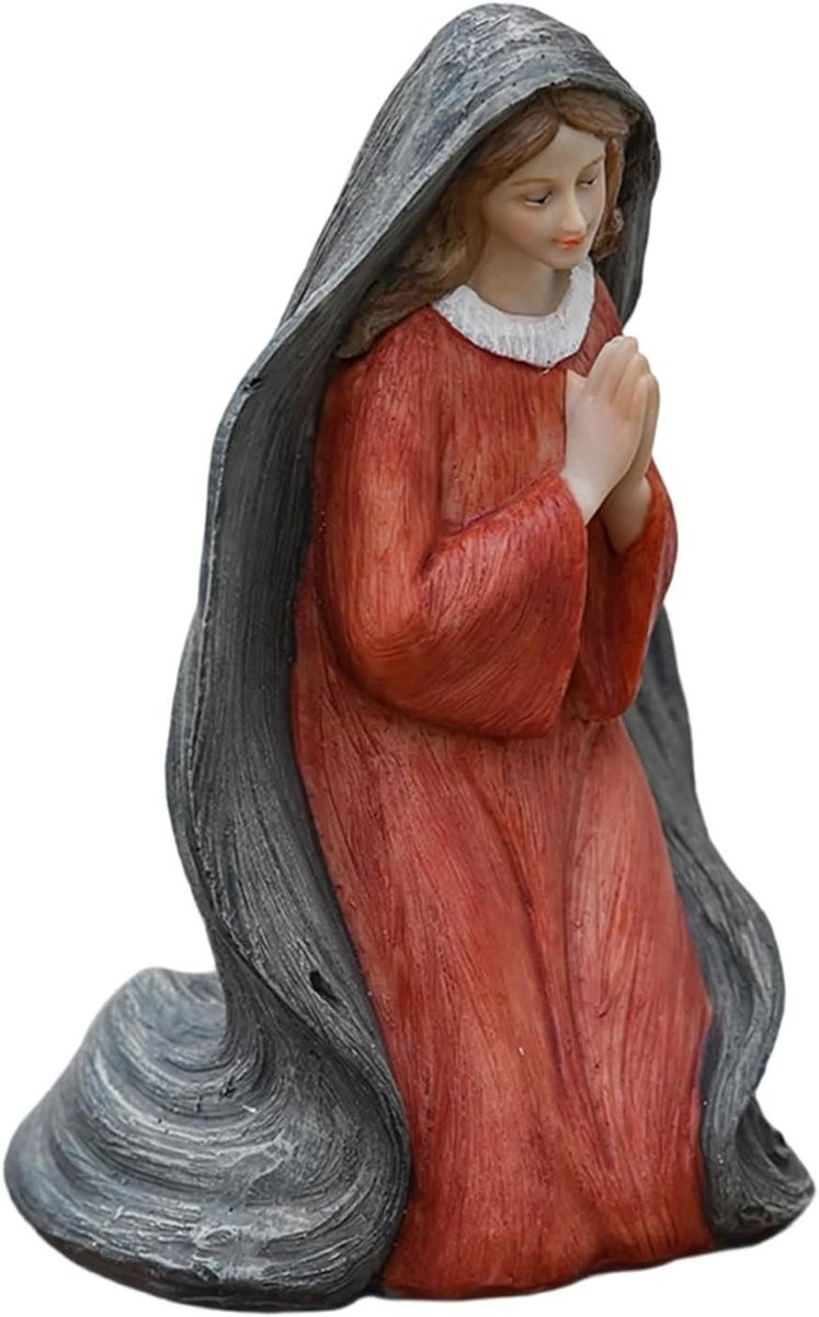 Maagd Maria figuur - Religieus geloofssymbool en spirituele decoratie voor op tafel