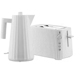 Alessi Geschenkeset Plisse 2tlg. Polypropylen Weiß