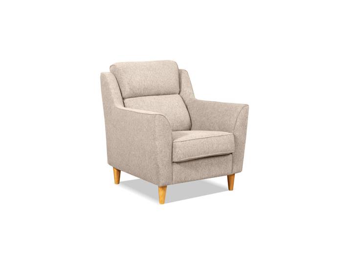 Livetastic Sessel Nordic, Creme, Füllung: Polyester, 89x96x88 cm, Wohnzimmer, Sessel, Polstersessel