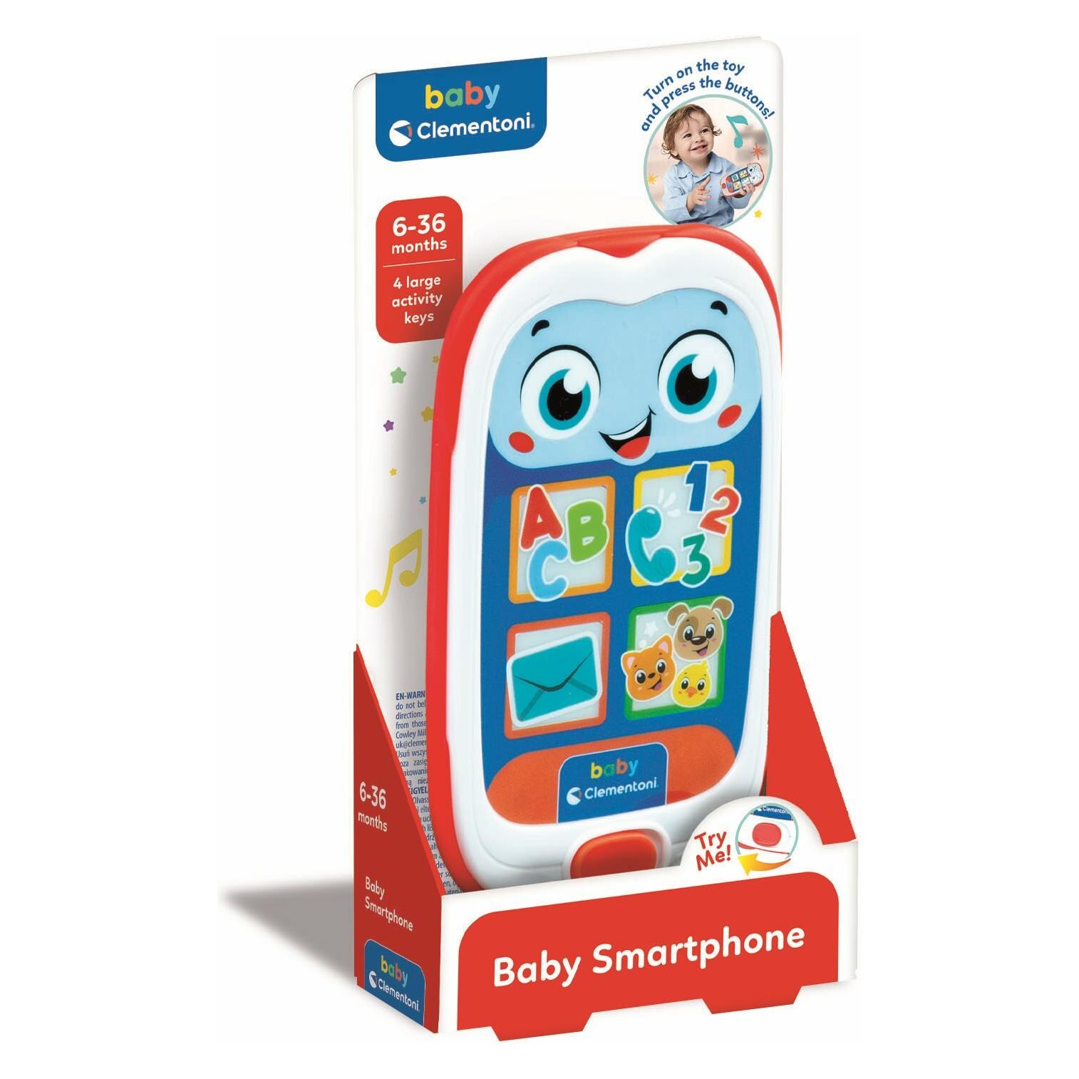 Clementoni BABY Interaktives Smartphone mit Geräuschen (17928)