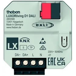 Theben UP 1-fach DALI-Aktor LUXORliving D1 DALI