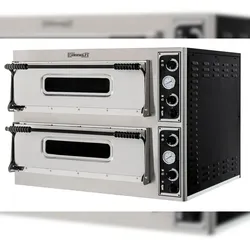 Elektrischer Pizzaofen 2x6 Pizzen 35cm CFRPE2635 Casselin