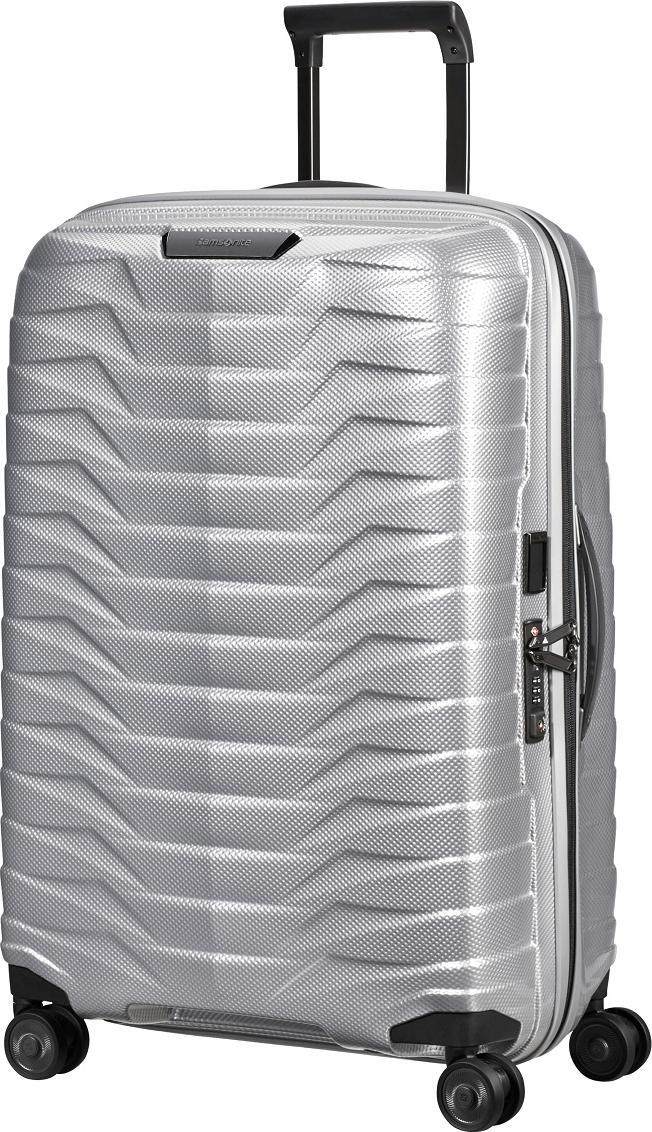 Samsonite Proxis Spinner 69 cm mit TSA-Zahlenschloss silver