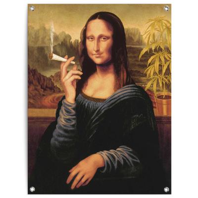 Poster REINDERS "Mona Lisa - joint", braun (farbe bild(er): braun), B:60cm H:80cm T:0,1cm, Leinwand, Bilder, Poster, Outdoor für Garten oder Balkon