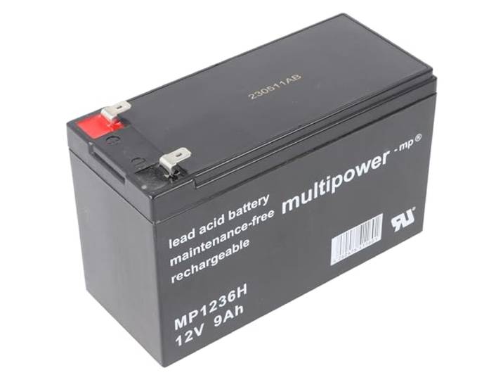 Multipower MP1236H Original Multipower accu 12 Volt 9000mAh