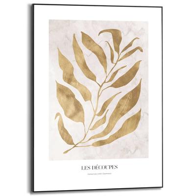 Poster REINDERS "Golden Branch", gold (farbe bild(er): gold), B:50cm H:70cm T:1,6cm, MDF, Bilder, Poster