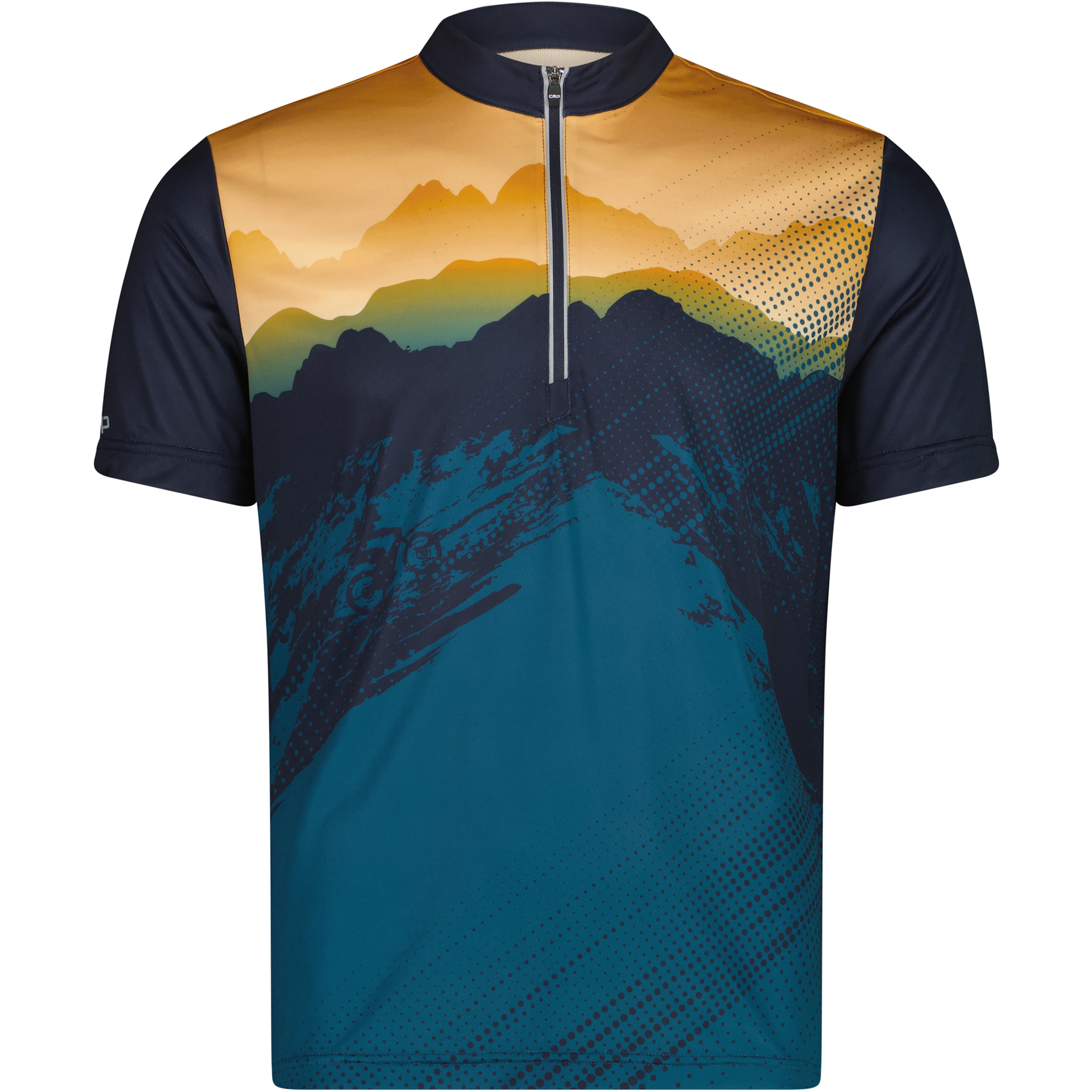 CMP Free Bike Trikot Herren Radtrikots blau Größe 3XL Mountainbike | Rennrad | Gravel Atmungsaktiv