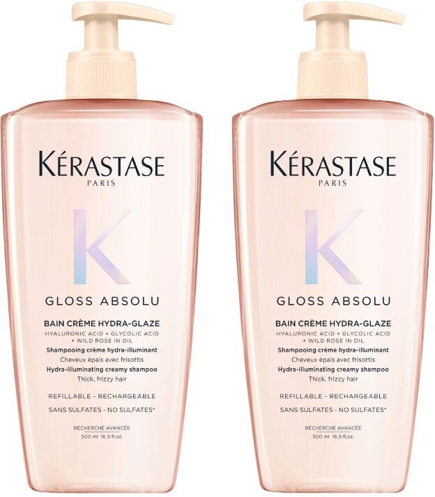 Kérastase Gloss Absolu Bain Crème Hydra-Glaze 500ml Double