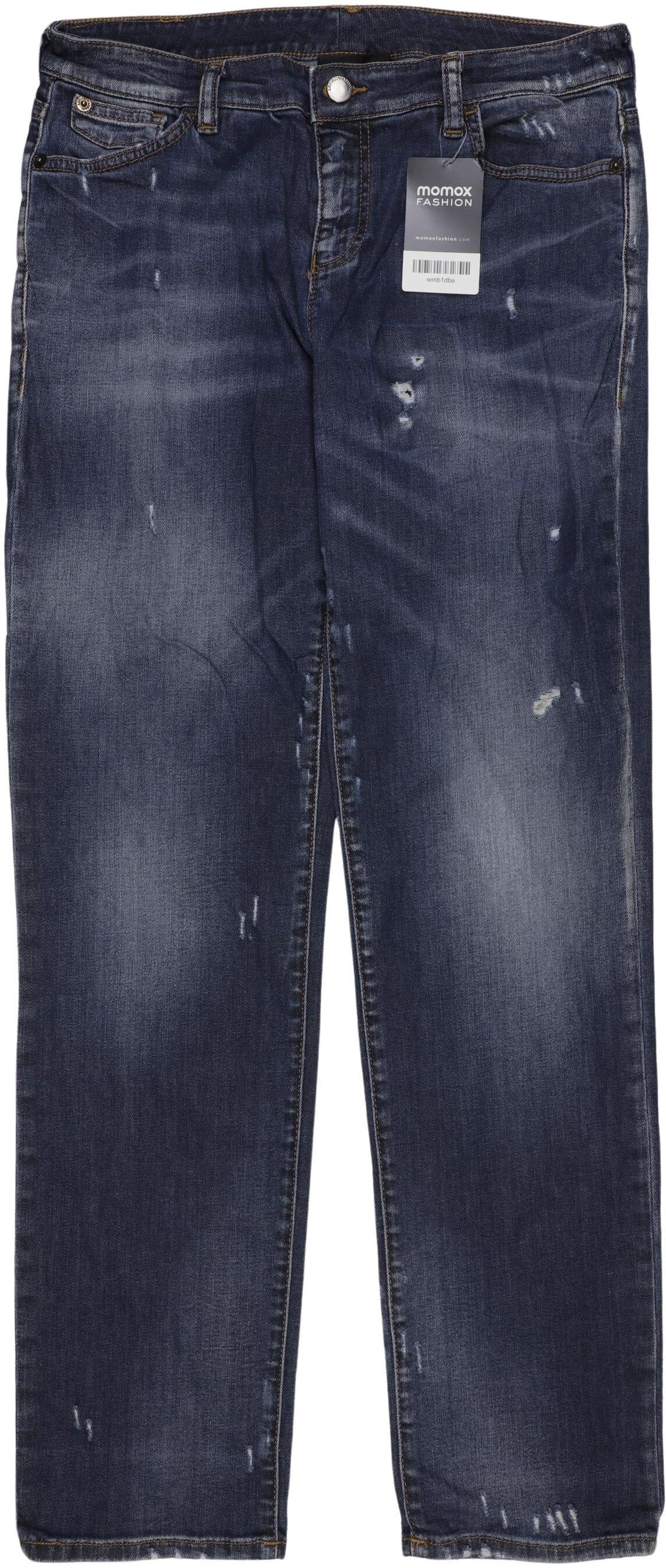 Giorgio Armani Emporio Armani Damen Jeans, Blau, Gr. W26, Baumwolle / Elasthan - Second Hand