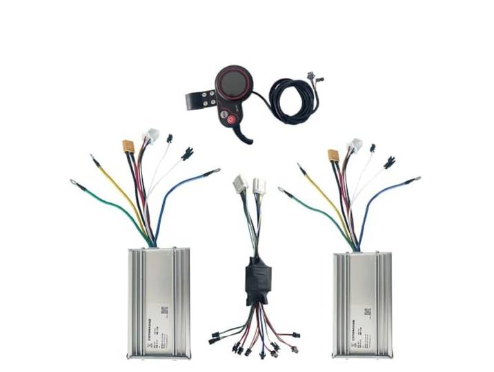 WANGSHAOWEI E Bike Controller Elektroroller-Controller-Zubehörteile 60V 72V 50A 45A for Elektroroller 5600W 6000W 8000W 10000W 15000Watt(Controllers Throttle)