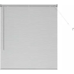 vidaXL Venezianische Jalousien Silber 130 x 110 cm Aluminium