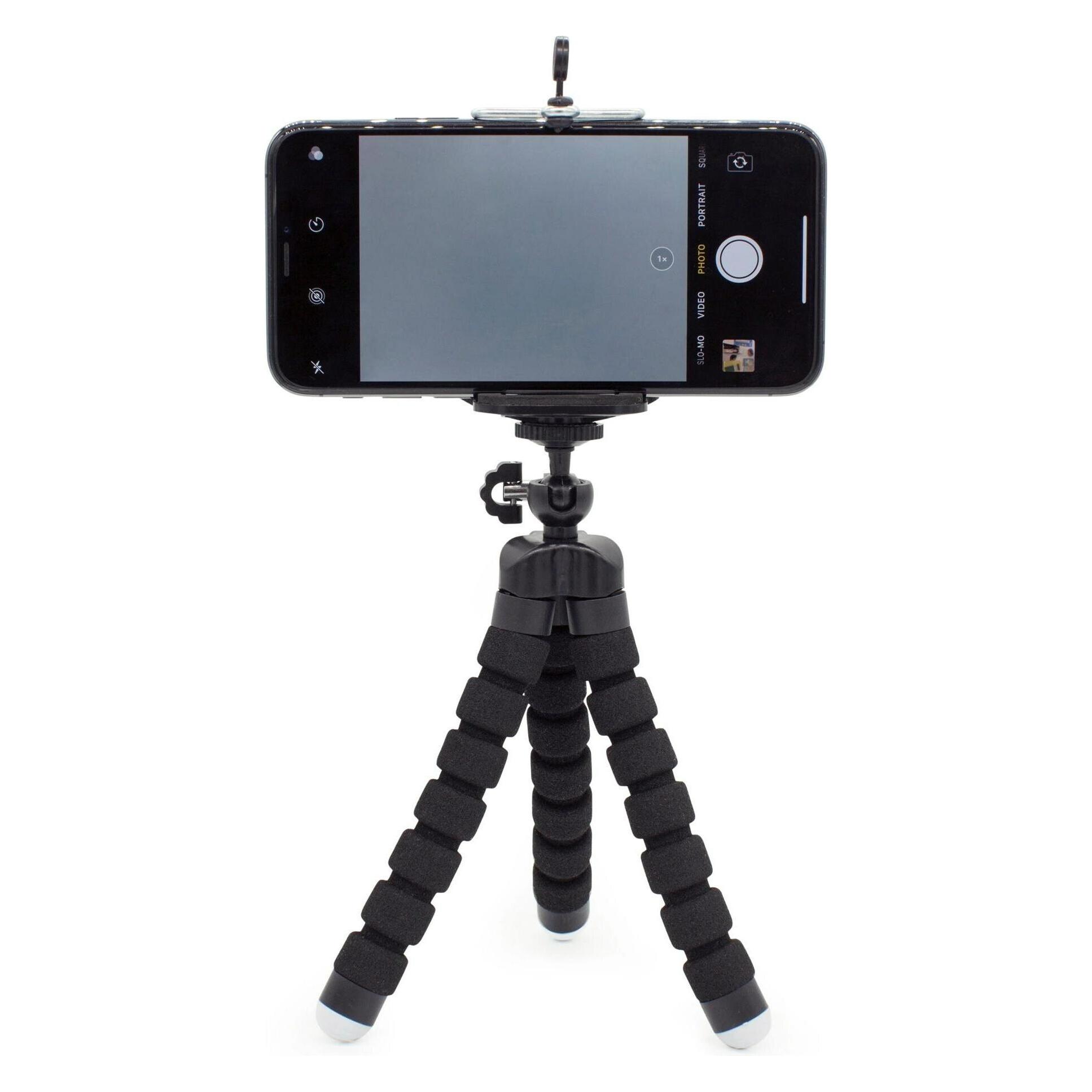 Kikkerland Smartphone Tripod (Kunststoff, Schaumstoff, Textil) (US202)